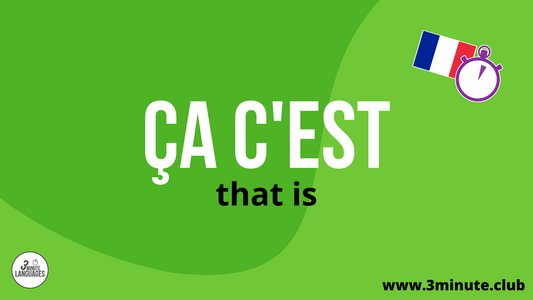 Why do we say “ça c’est” instead of “ça est”?