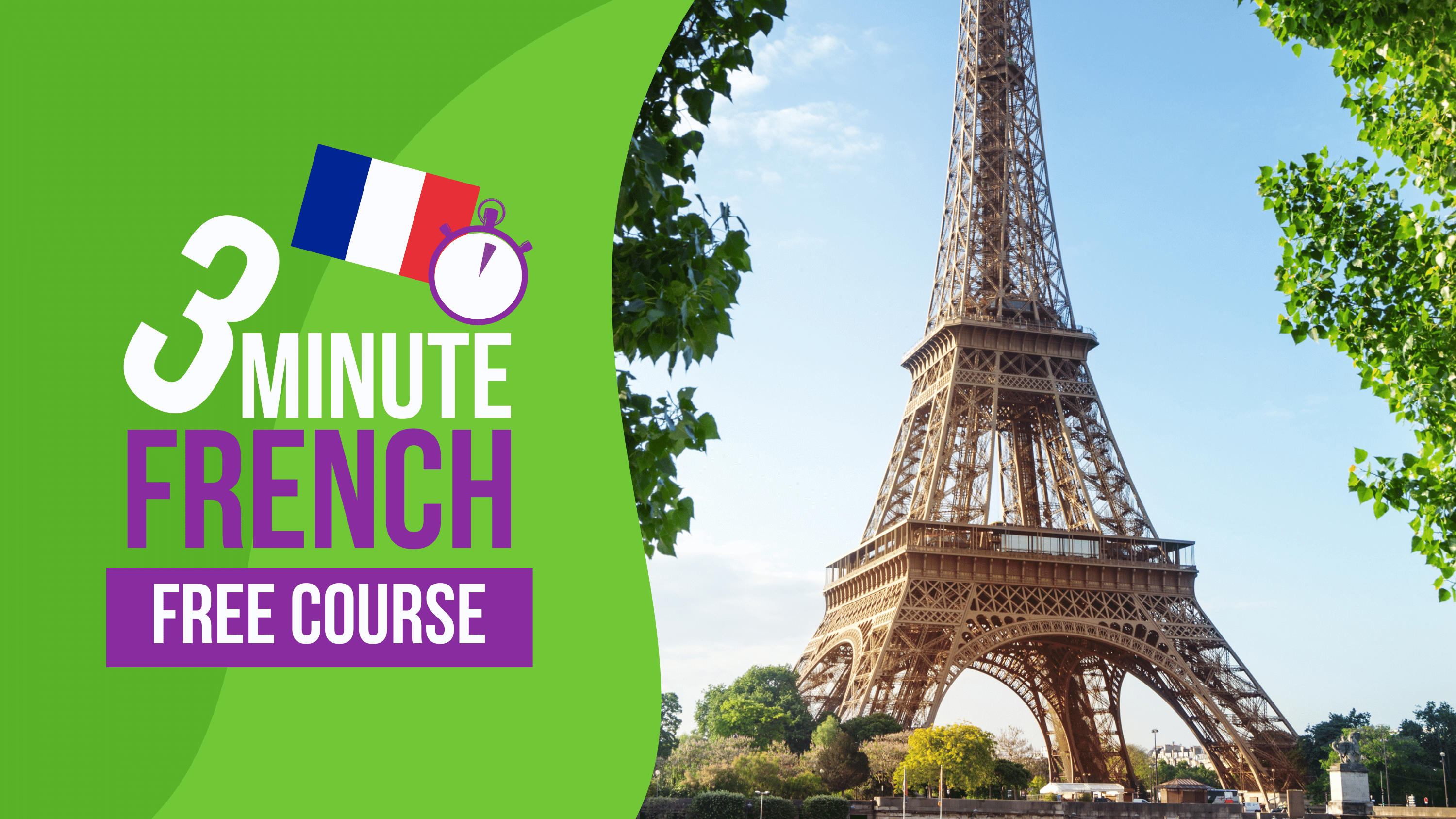 3 Minute French - Free course