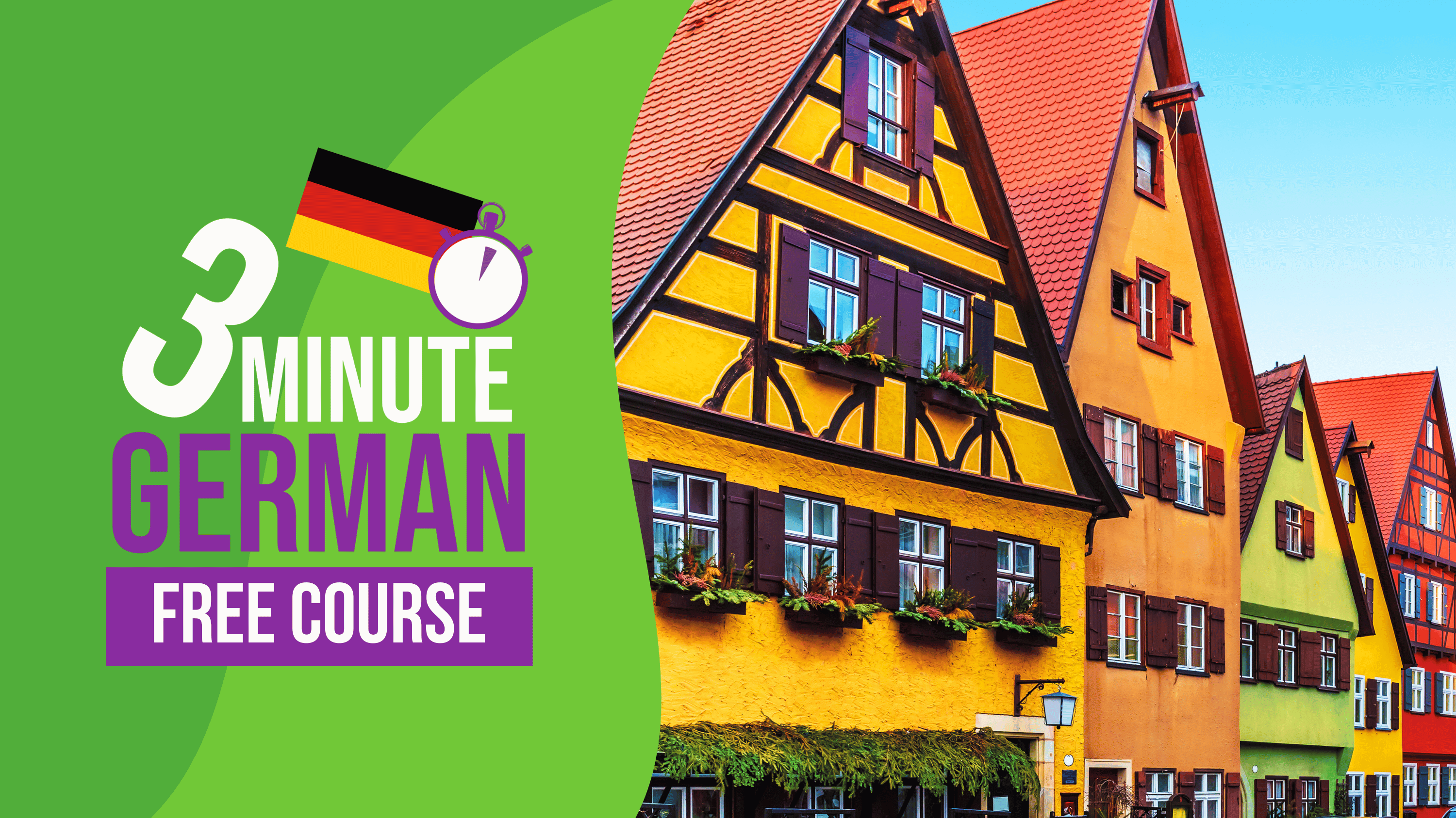 3 Minute German - Free course